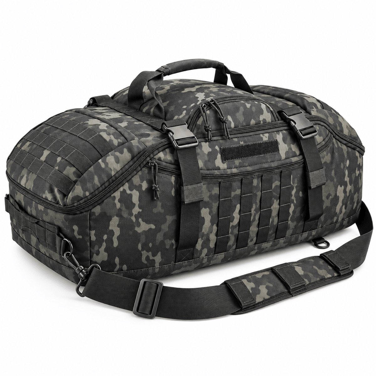 Tactical 65L Large Duffle Bag, 3-in-1 Tactical Backpack MOLLE Pack for Sports, Gym, Outdoor