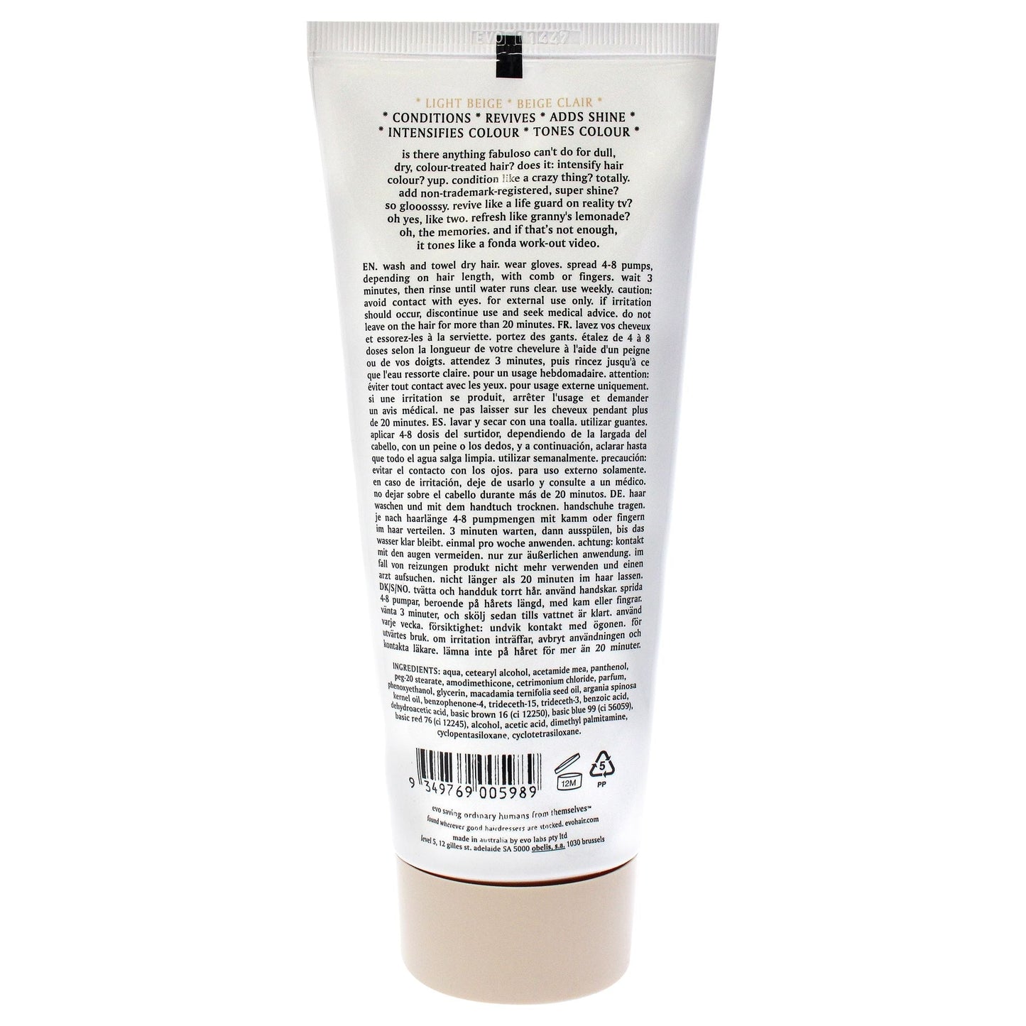Light Beige Colour Intensifying Conditioner