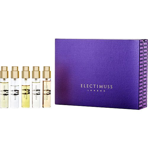 ELECTIMUSS VARIETY by Electimuss THE BEST DISCOVERY SET WITH IMPERIUM & MERCURIAL CASHMERE & TRAJAN & VANILLA EDESIA & VIXERE AND ALL ARE PURE PARFUM SPRAY 0.34 OZ MINIS