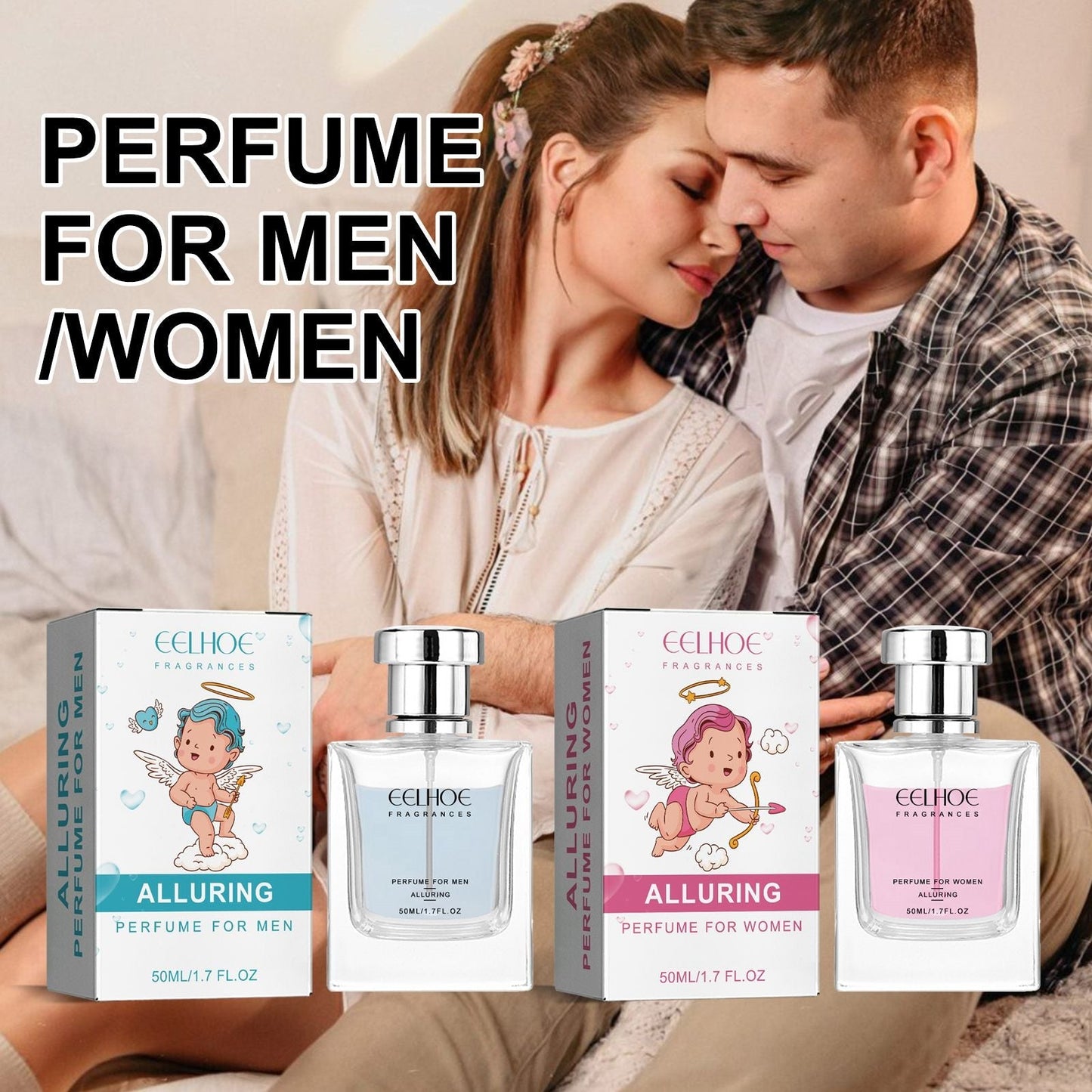 EELHOE Cupid Perfume Long-lasting Light Fragrance Fresh natural Niche Fragrance Wrist behind Ear perfume