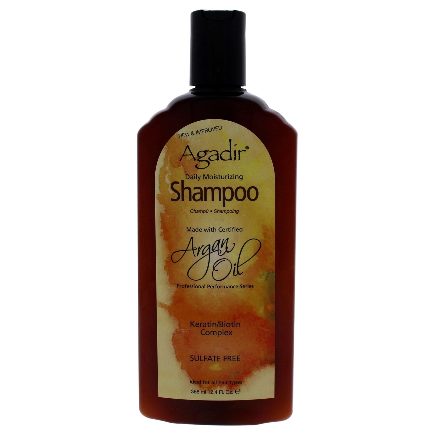Argan Oil Daily Moisturizing Shampoo by Agadir for Unisex - 12.4 oz Shampoo