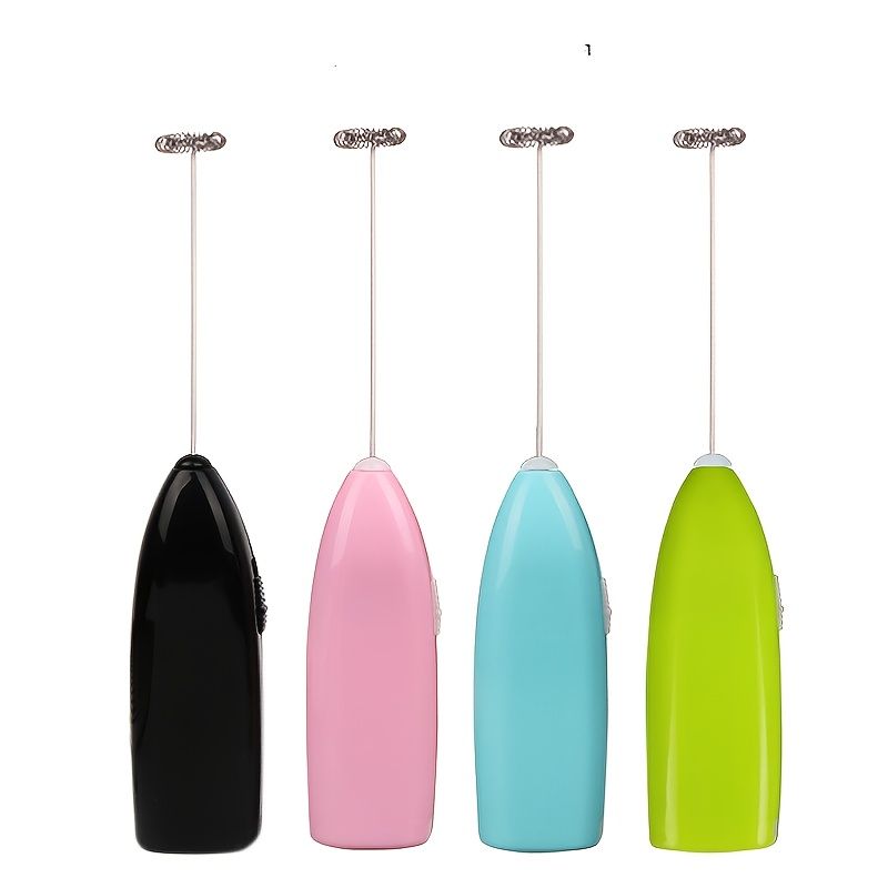 Mini Battery Operated Milk Frother Handheld; Mini Blender And Foam Maker For Coffee; Cappuccino; Latte; Matcha; Hot Chocolate; Portable Foam Maker Drink Blender With Stainless Steel Whisk