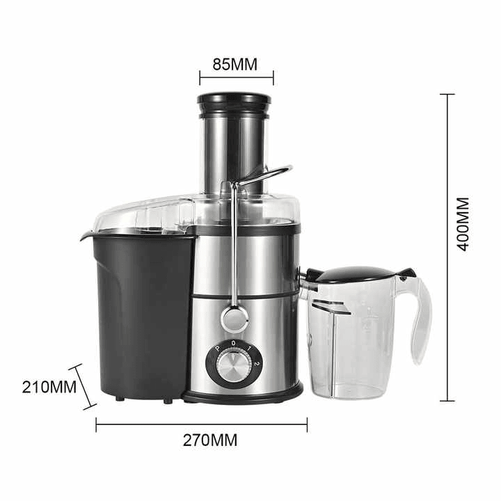 28199470 900W Multi-function electric juicer juice 0.8L, 1.5L slag cup without BPA fruit and vegetable juice, modern vertical mixing kitchen juicer, secondary mechanical