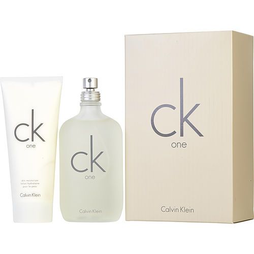 CK ONE by Calvin Klein EDT SPRAY 6.7 OZ & SKIN MOISTURIZER 6.7 OZ