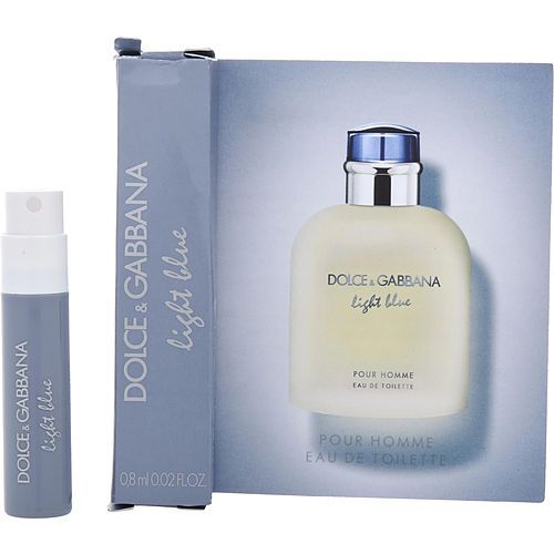 D & G LIGHT BLUE by Dolce & Gabbana EDT SPRAY VIAL ON CARD