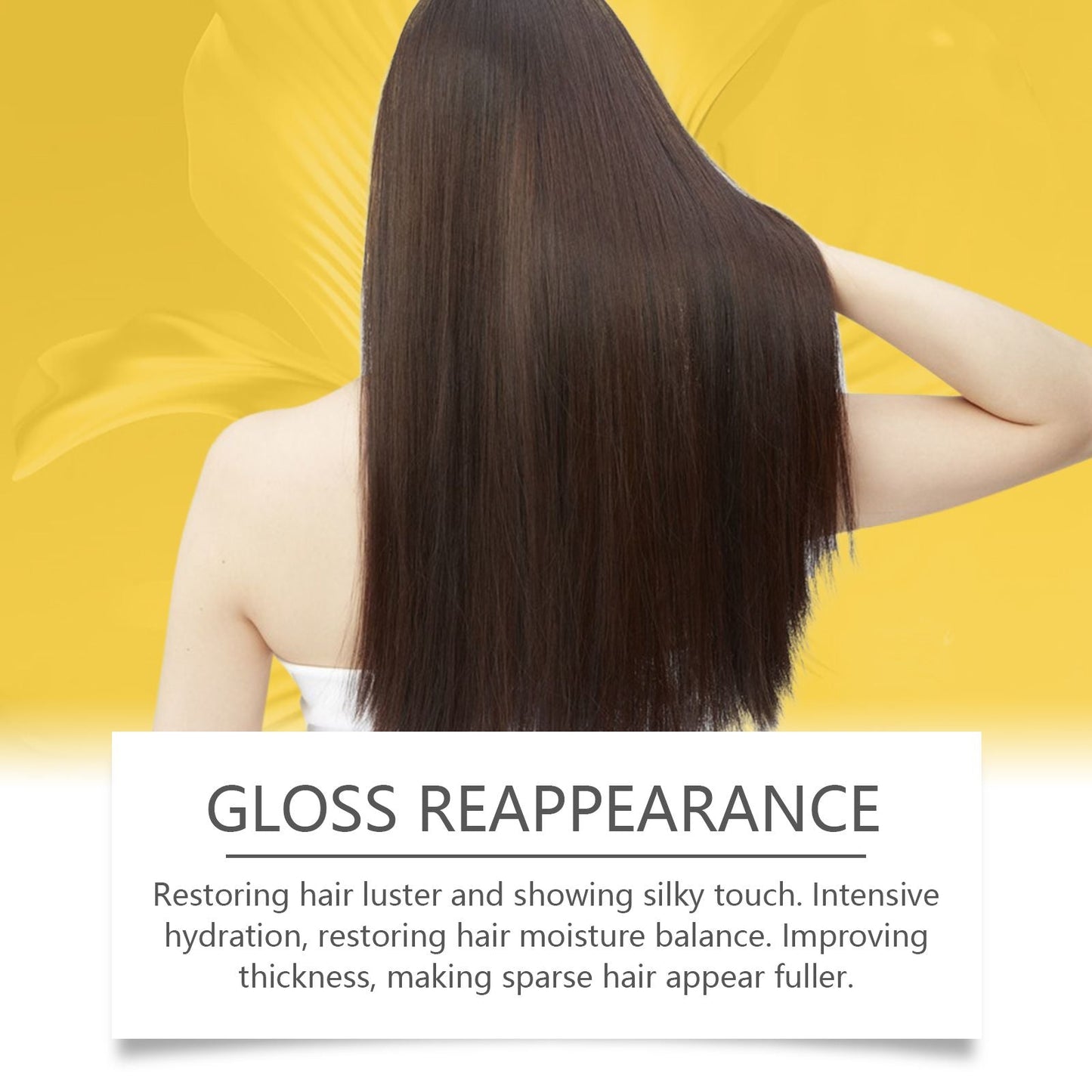 Hoegoa Hydrating Repair Mask Nourishing Moisturizing Smooth Repair Hydrating Soft Fluffy Hair Care Essence