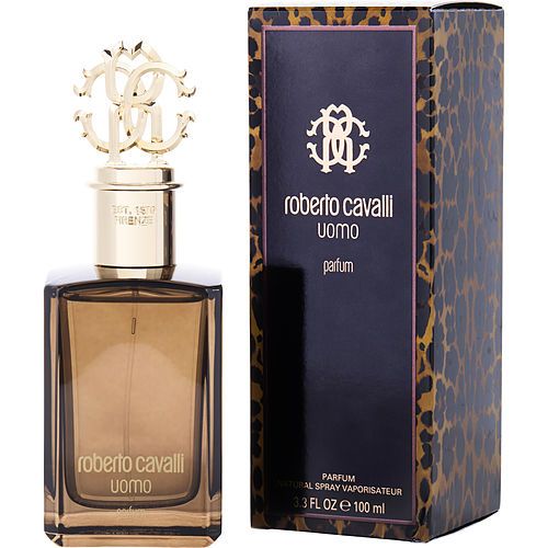 ROBERTO CAVALLI UOMO by Roberto Cavalli PARFUM SPRAY 3.4 OZ