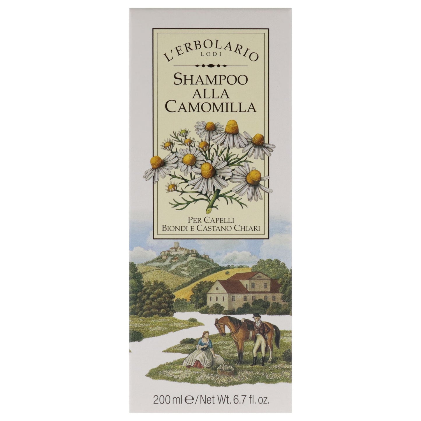 Blond and Light Brown Hair Shampoo - Chamomile by LErbolario for Unisex - 6.7 oz Shampoo