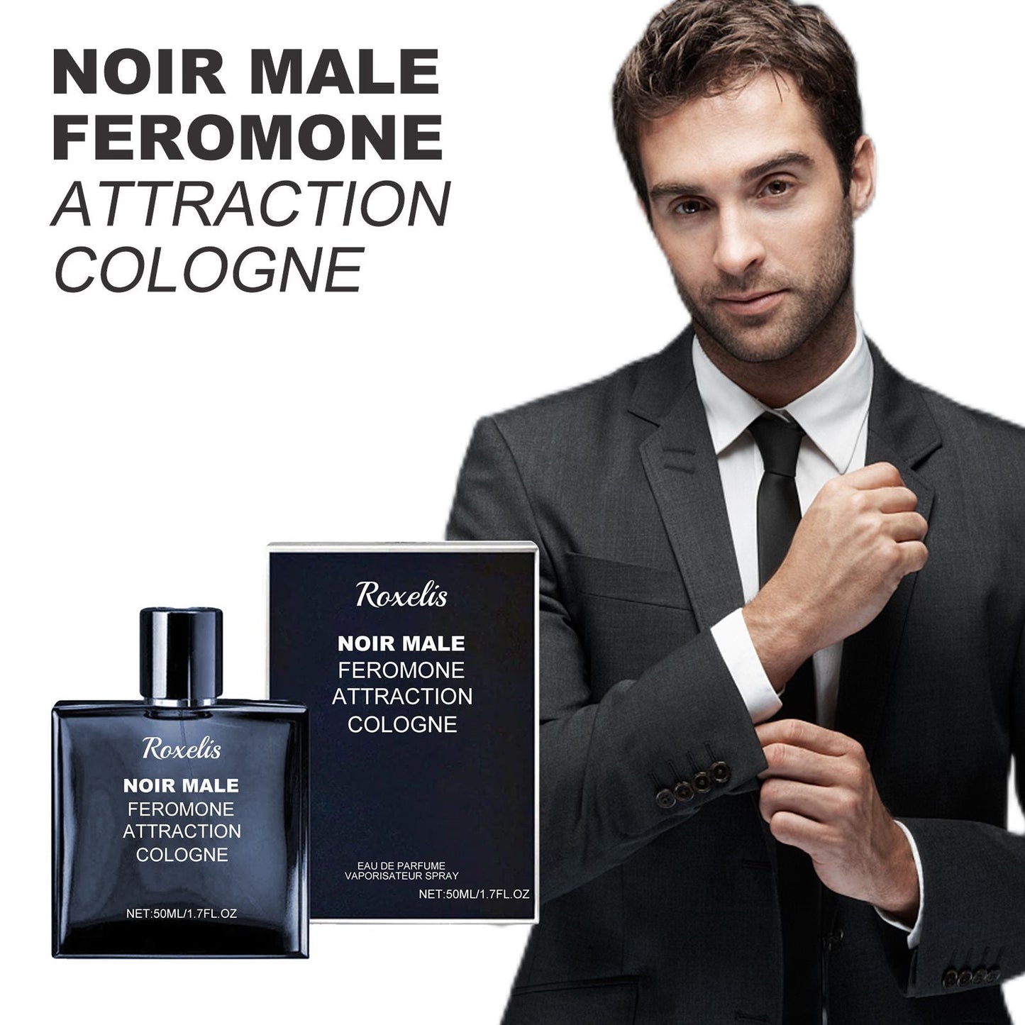 Roxelis Men's Charm Perfume Fragrance refreshing mild not pungent lasting fragrance release charm dating atmosphere perfume