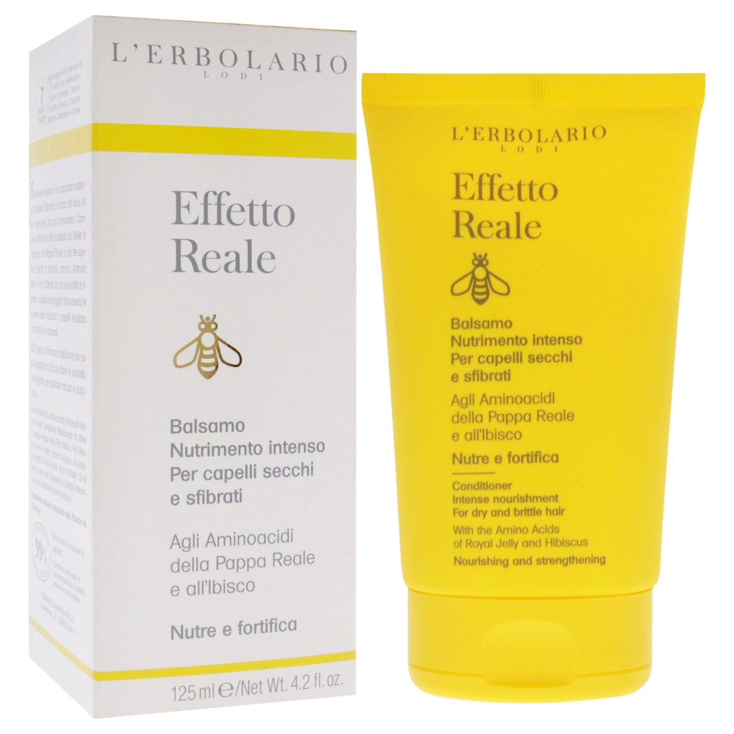 Effetto Reale Intense Nourishment Conditioner by LErbolario for Unisex - 4.2 oz Conditioner