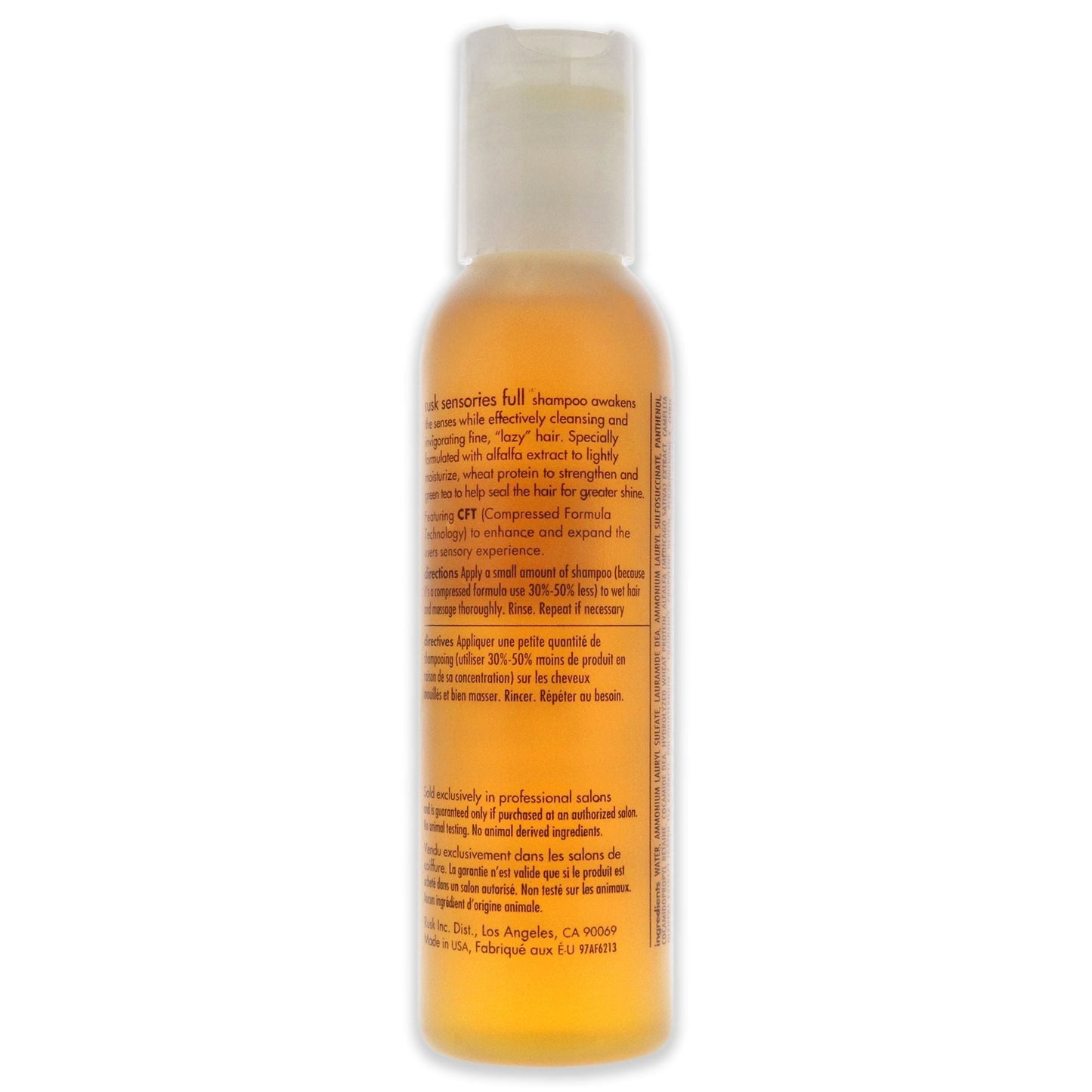 Sensories Full Green Tea Alfalfa Shampoo by Rusk for Unisex - 4 oz Shampoo