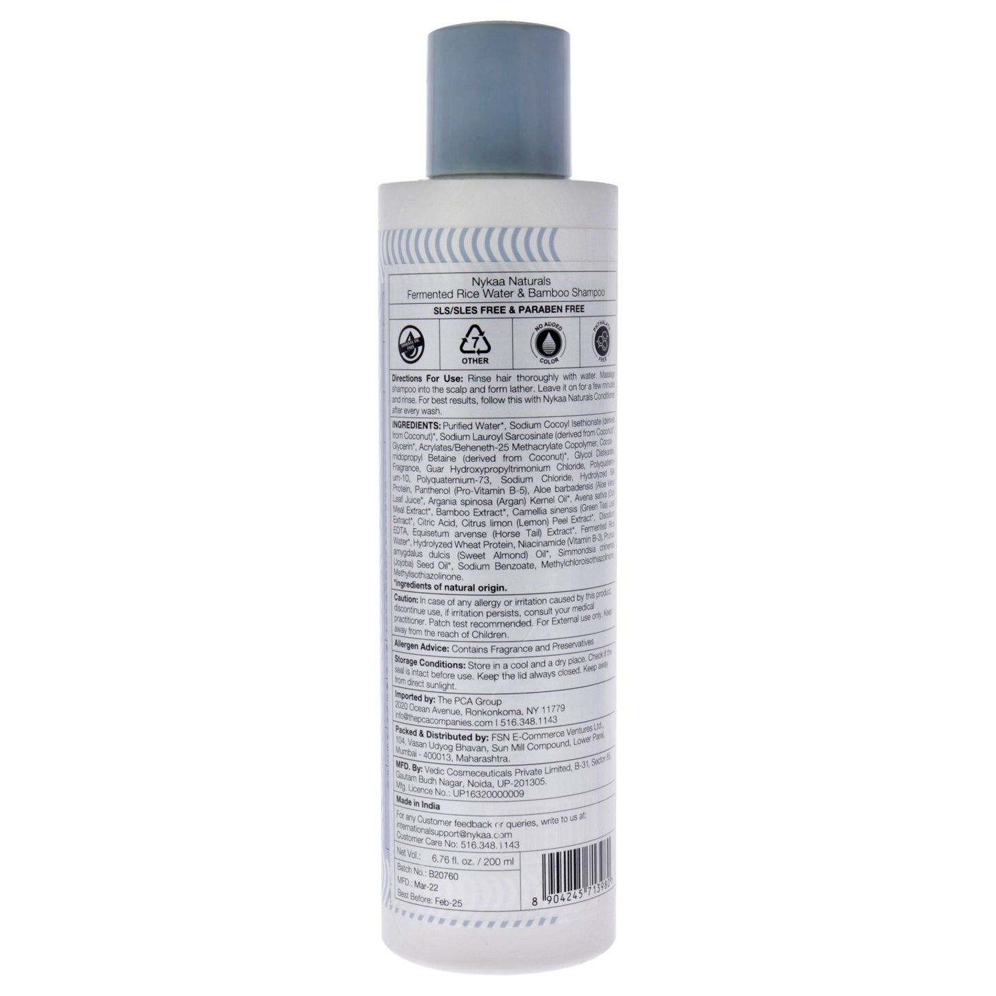 Shampoo - Fermented Rice Water and Bamboo