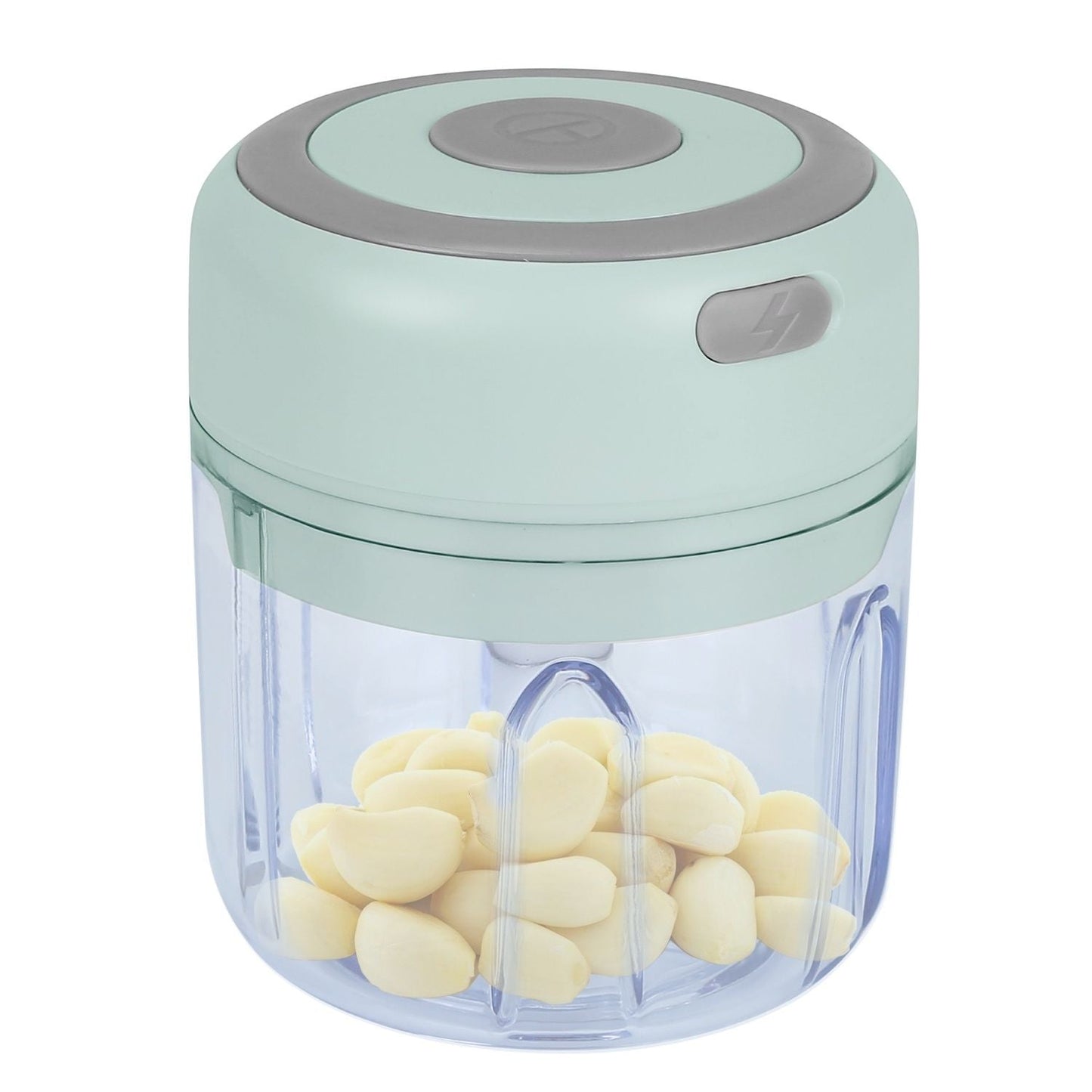 Mini Electric Garlic Chopper 8.45OZ Cordless Garlic Mincer Food Chopper