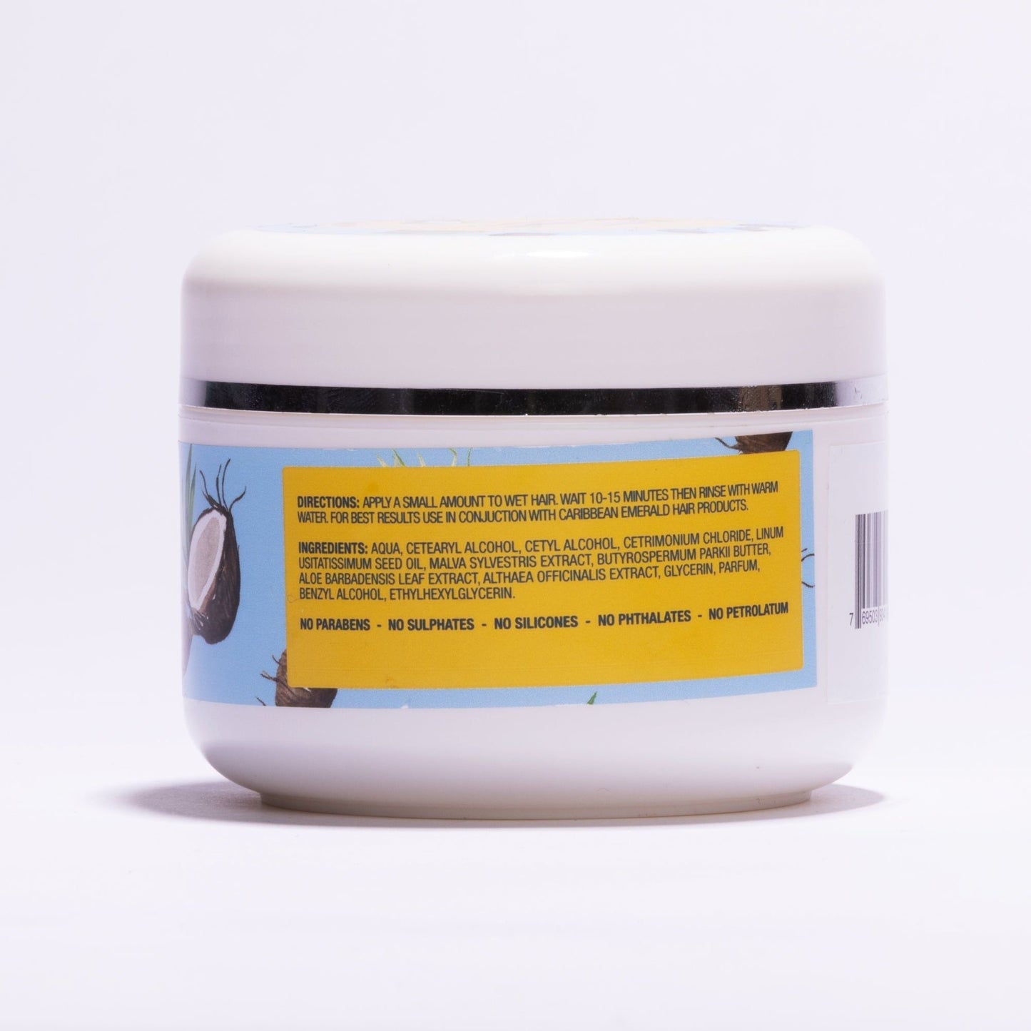 Coconut hair mask for curly hair