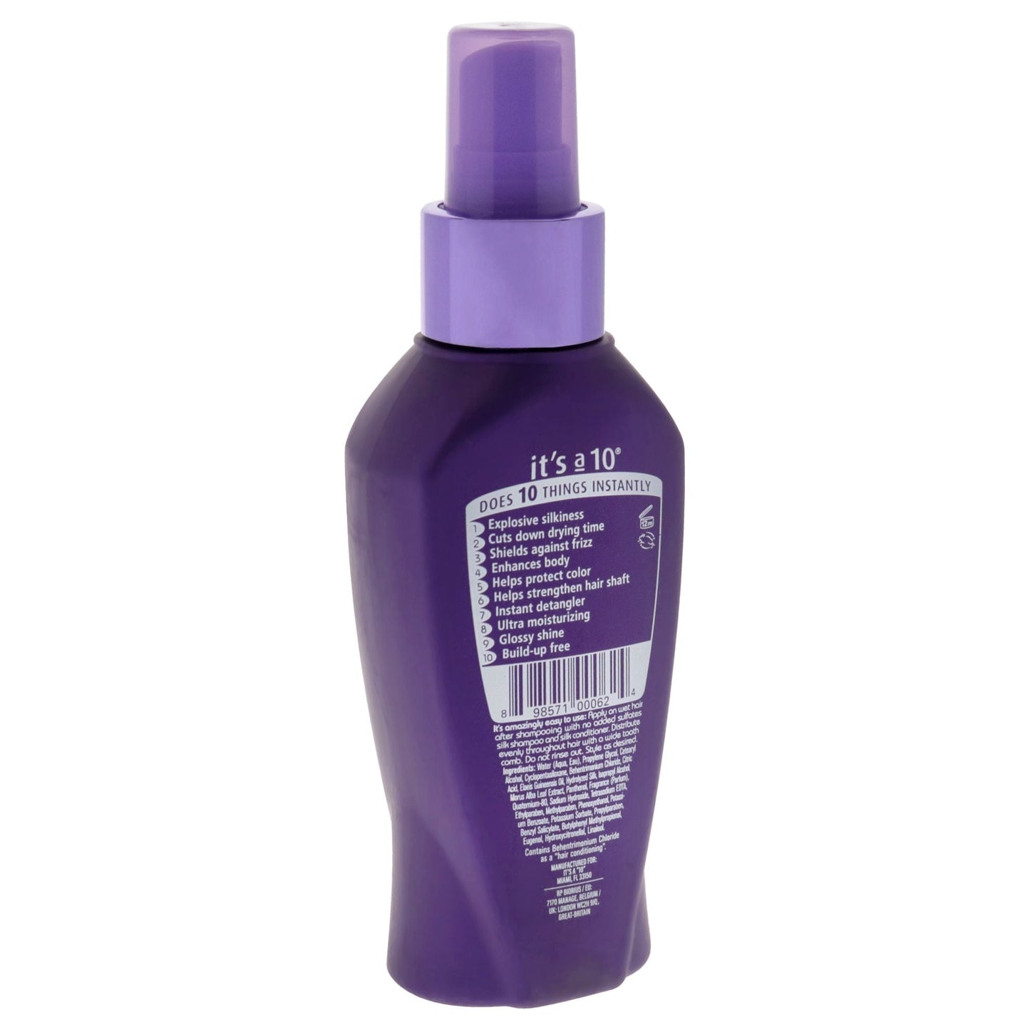 Silk Express Miracle Silk Leave-In by Its A 10 for Unisex - 4 oz Conditioner