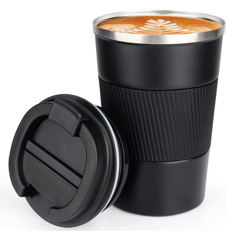 1pc; Stainless Steel Vacuum Insulated Tumbler; Coffee Travel Mug Spill Proof With Lid; T hermos Cup For Keep Hot/Ice Coffee; Tea And Beer