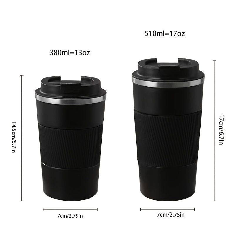 1pc; Stainless Steel Vacuum Insulated Tumbler; Coffee Travel Mug Spill Proof With Lid; T hermos Cup For Keep Hot/Ice Coffee; Tea And Beer