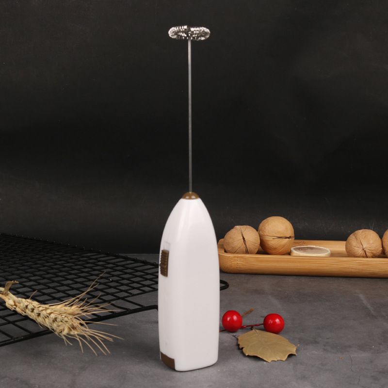 Mini Battery Operated Milk Frother Handheld; Mini Blender And Foam Maker For Coffee; Cappuccino; Latte; Matcha; Hot Chocolate; Portable Foam Maker Drink Blender With Stainless Steel Whisk