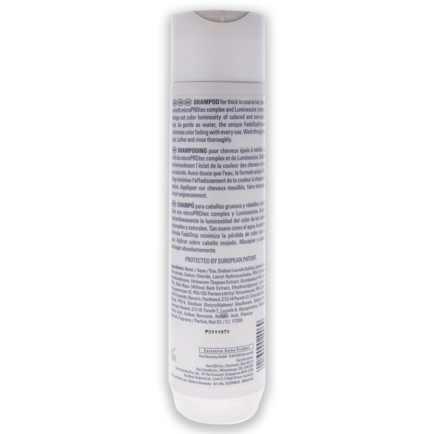 Dualsenses Color Extra Rich Brilliance Shampoo by Goldwell for Unisex - 10.1 oz Shampoo
