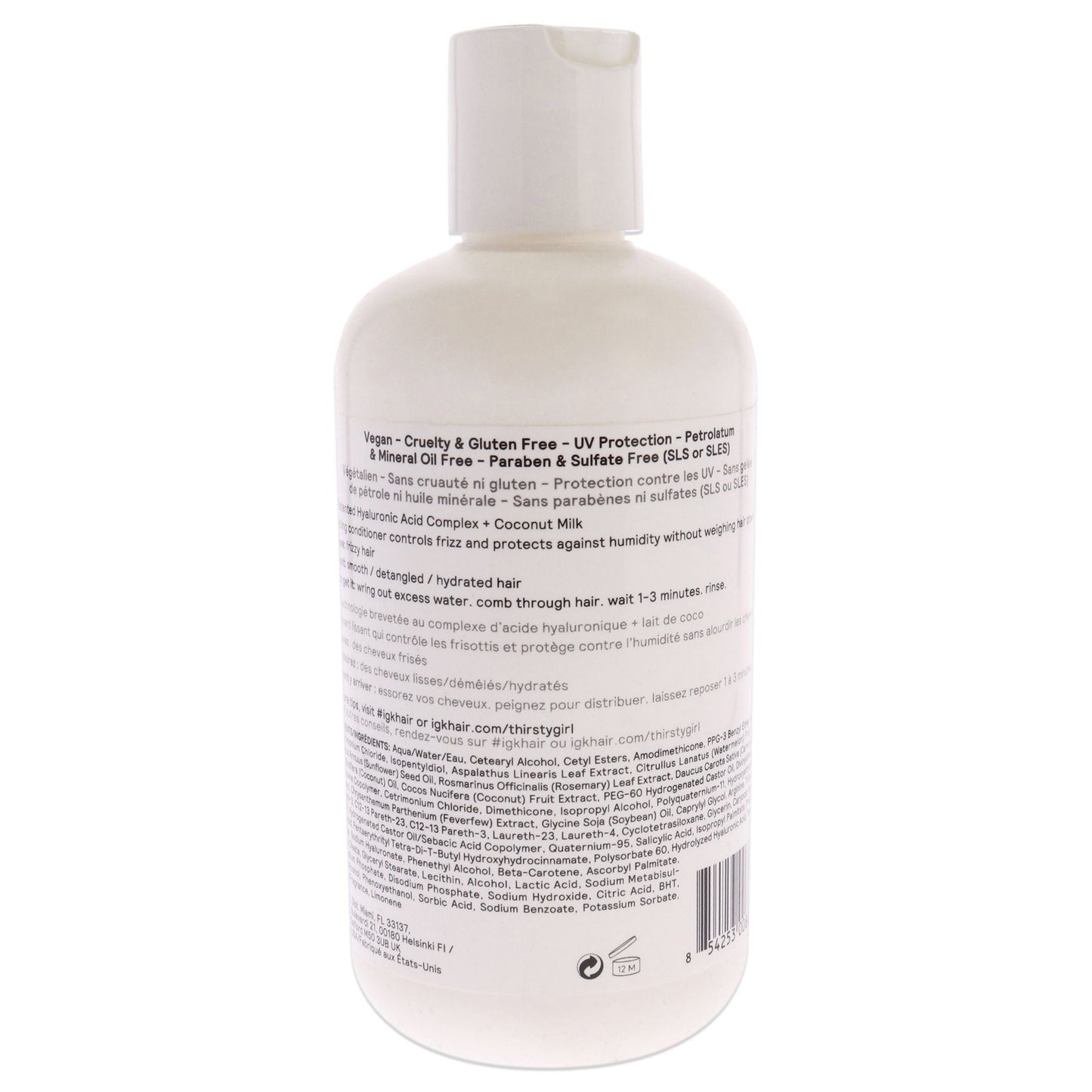 Thirsty Girl Coconut Milk Anti-Frizz Conditioner by IGK for Unisex - 8 oz Conditioner