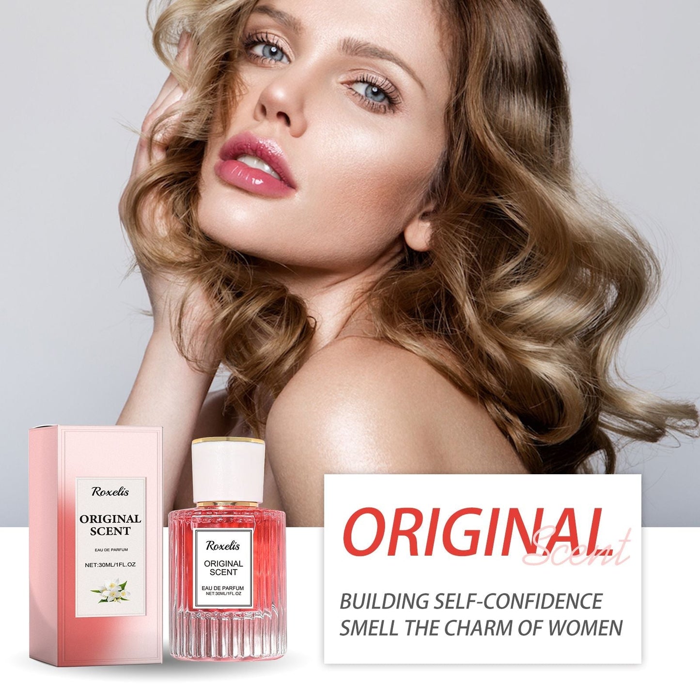 Roxelis Jasmine Pheromone Perfume Wrist, ear and neck natural long-lasting light fragrance delicate elegance exudes feminine charm