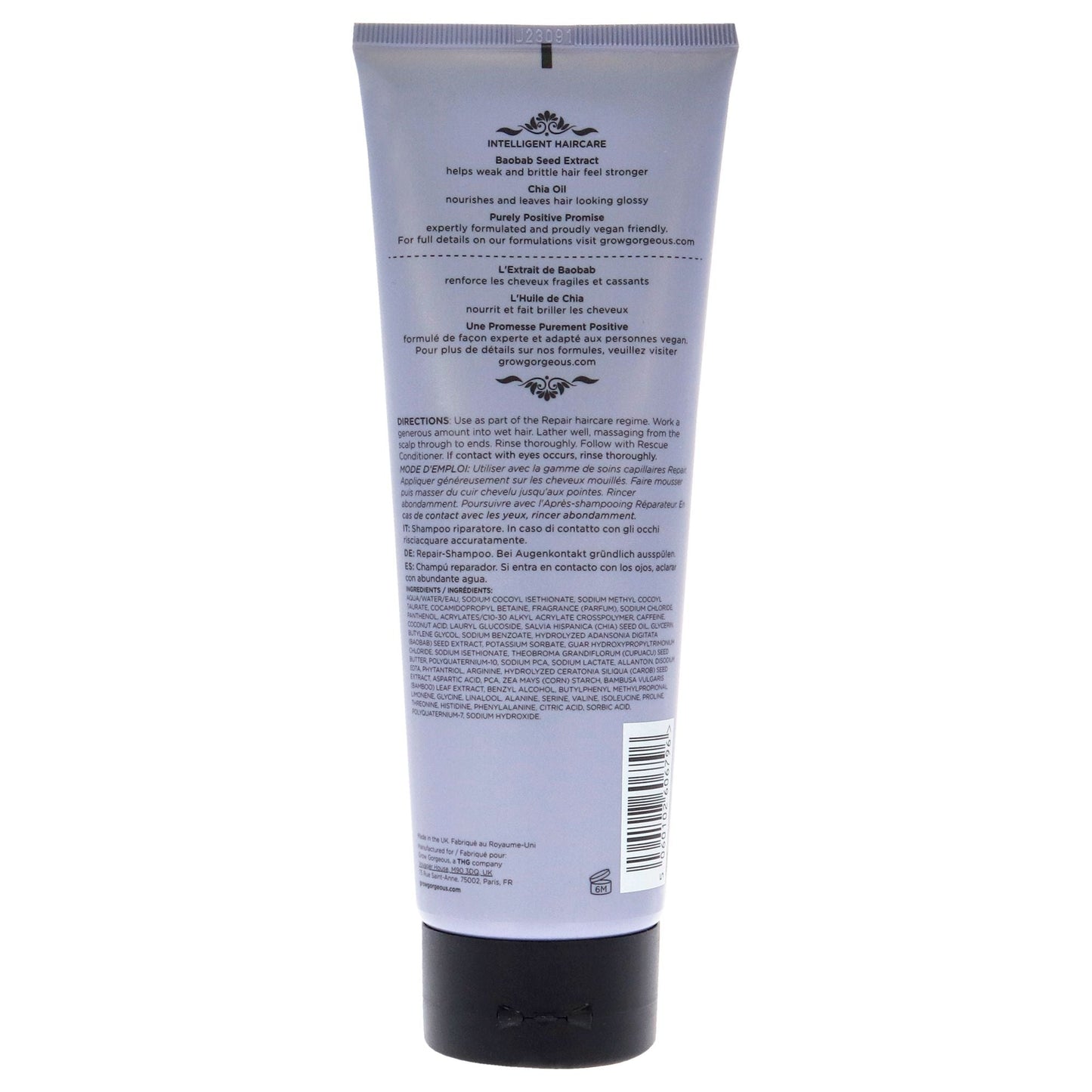 Repair Rescue Shampoo by Grow Gorgeous for Unisex - 8.4 oz Shampoo