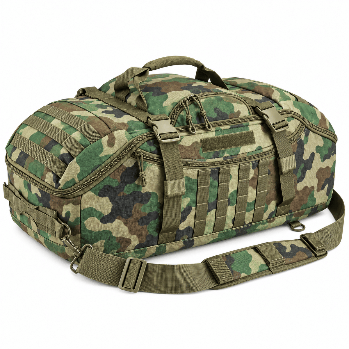 Tactical 65L Large Duffle Bag, 3-in-1 Tactical Backpack MOLLE Pack for Sports, Gym, Outdoor