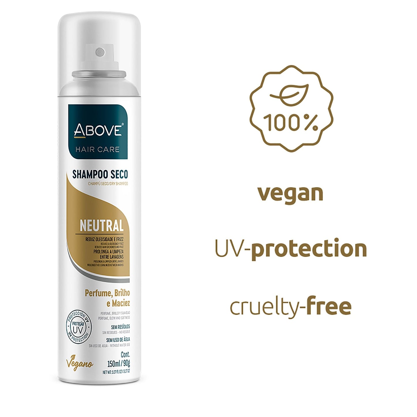 ABOVE Neutral - Dry Shampoo - Absorbs Excess Oil Between Washes - Gives Softness and Shine to Your Strands - Does Not Leave Residue - Prevents Bad Odors with Lime and Tangerine Notes - 3.17 oz
