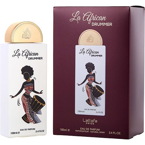 LATTAFA PRIDE LA AFRICAN DRUMMER by Lattafa EAU DE PARFUM SPRAY 3.4 OZ