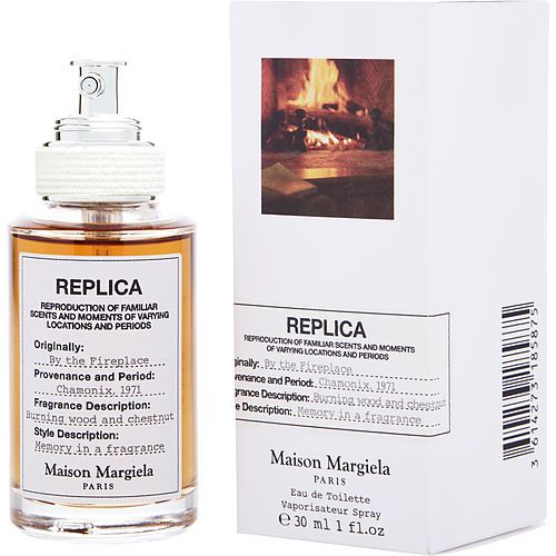 REPLICA BY THE FIREPLACE by Maison Margiela EDT REFILLABLE SPRAY 1 OZ