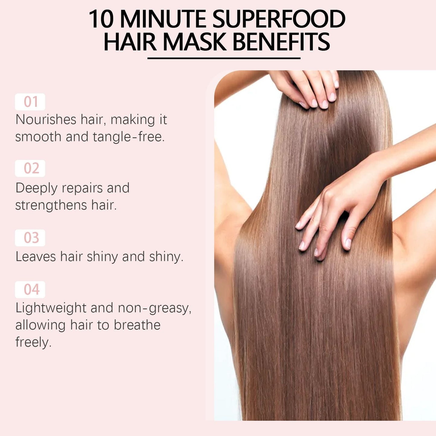 EELHOE Repair Conditioner Soft and Light Nourishing and hydrating dry and irritated hair Smooth and glossy oil control hair