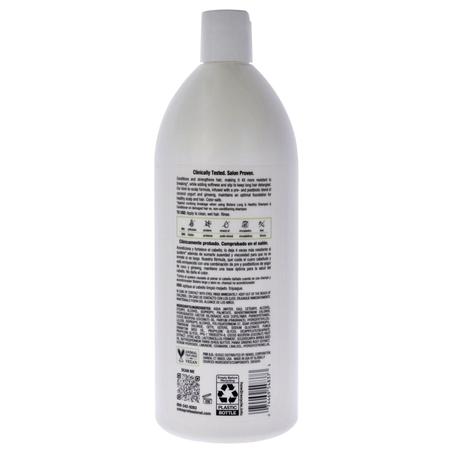 Long and Healthy Conditoner by Zotos for Unisex - 32 oz Conditioner