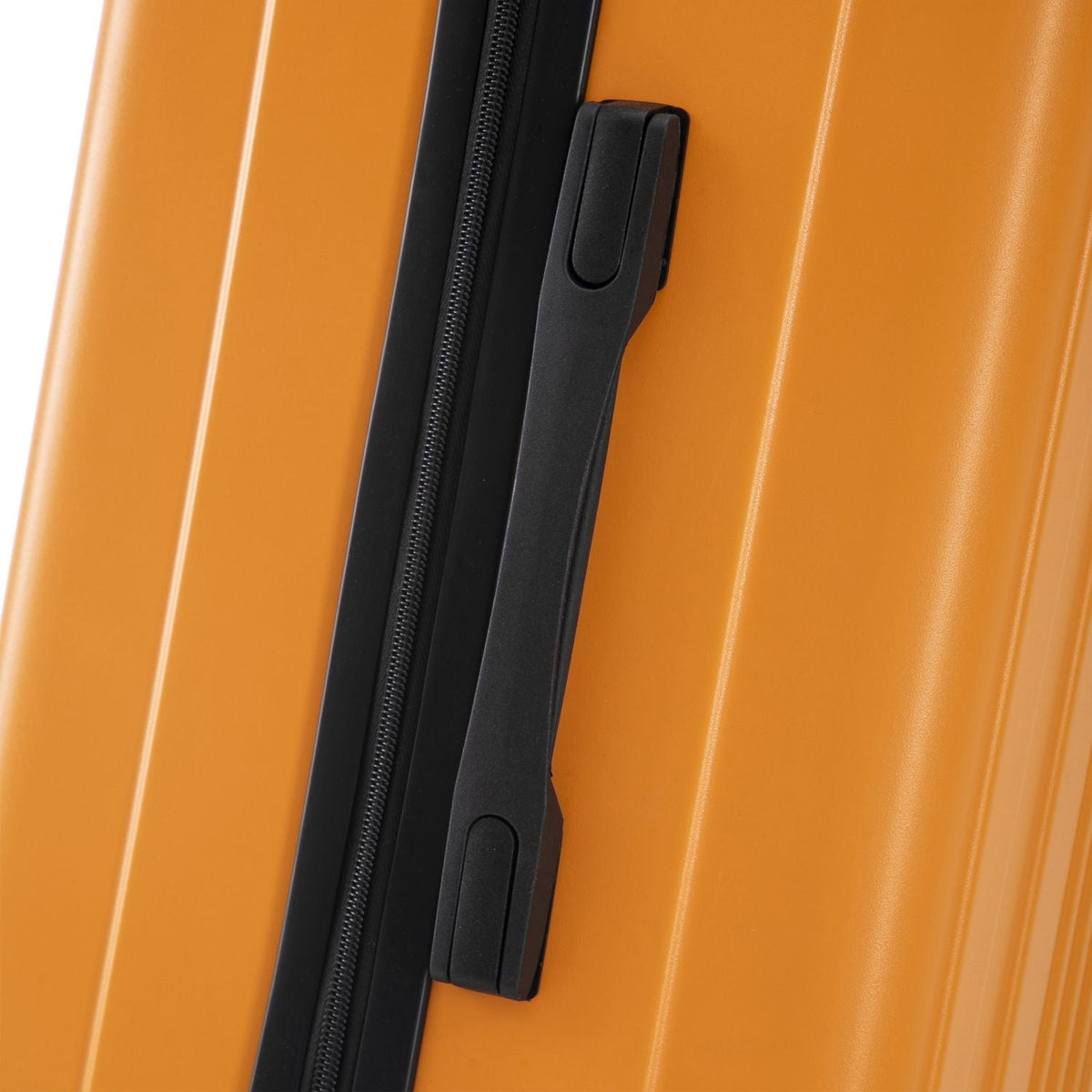 20"/24"/28" 3 pcs/set in ABS Spinner Wheel Luggage, Carry on Suitcase, Matching Color, TSA Combination Lock (Black+Orange)