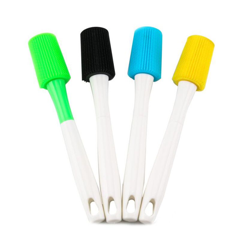 Silicone Cleaning Bottle Brush Silica Gel Cleaning Brush Bottle Cup Cleaning Brush for Glass Cup T hermos Coffee Mug Long Handle Dishwashing Tool