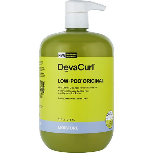 DEVA by Deva Concepts CURL LOW POO ORIGINAL MILD LATHER CLEANSER 32 OZ (PACKAGING MAY VARY)