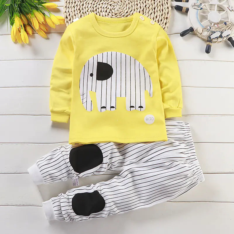 Boys' Cotton Autumn Winter Underwear Set (Wholesale)
