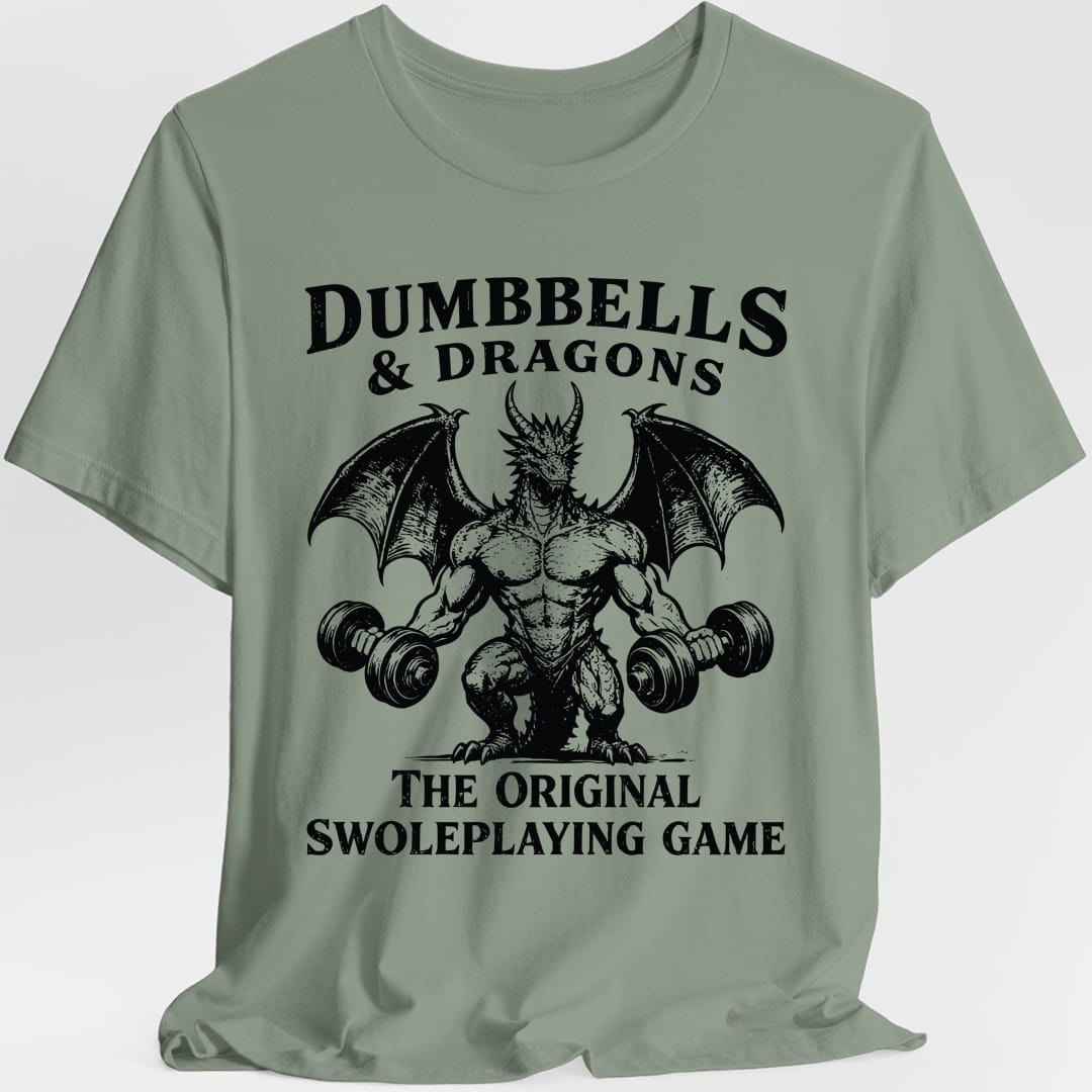 Dumbbells and Dragons T-Shirt