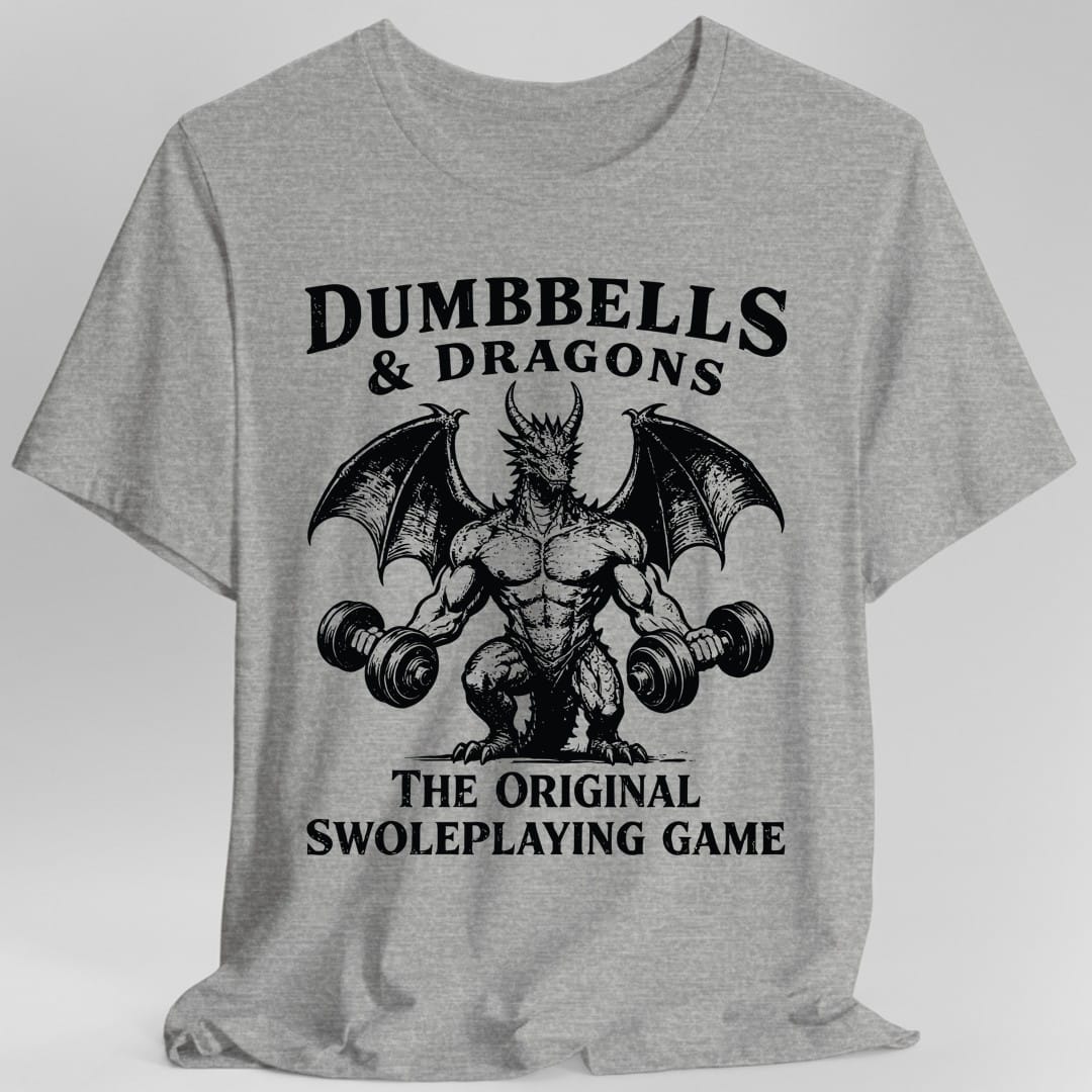 Dumbbells and Dragons T-Shirt