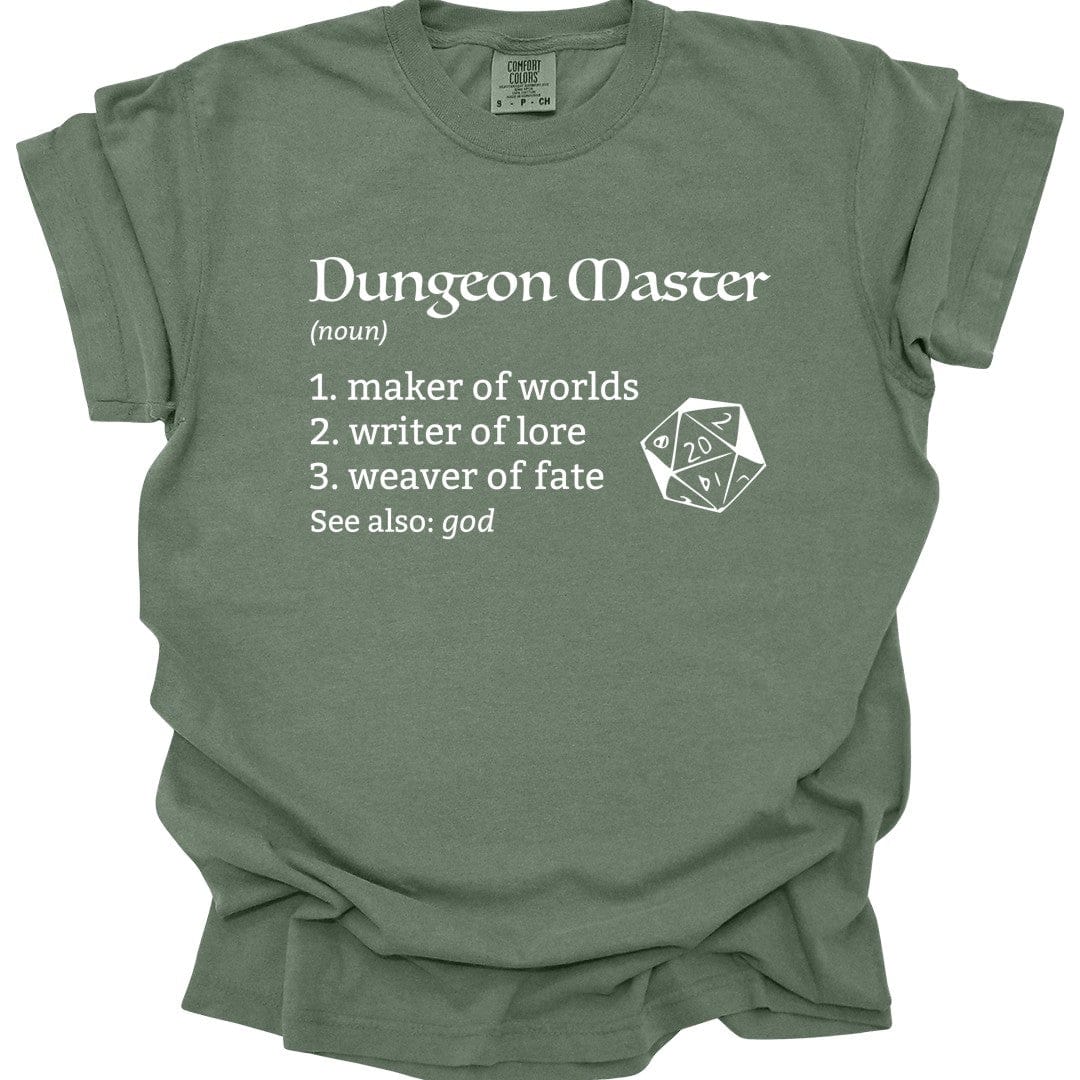 Dungeon Master Definition D&D T-Shirt - Comfort Colors