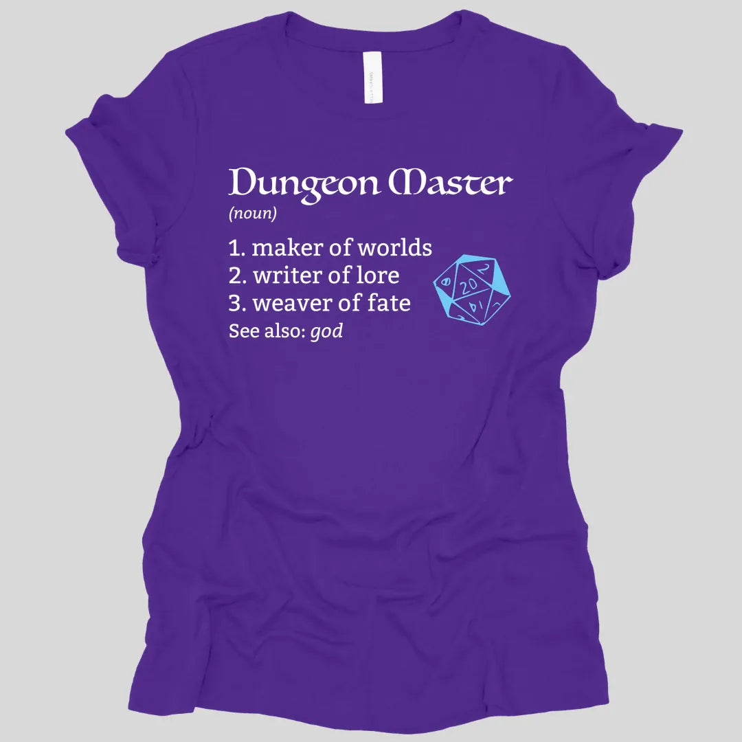 Dungeon Master Definition D&D Women's T-shirt