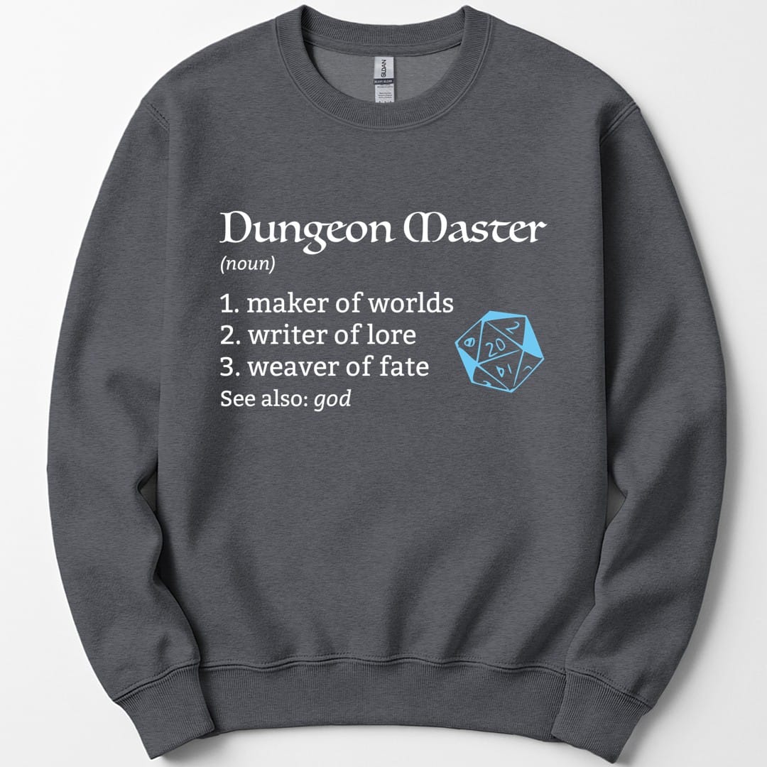 Dungeon Master Definition D&D Sweatshirt