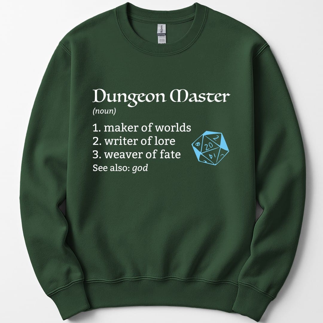 Dungeon Master Definition D&D Sweatshirt