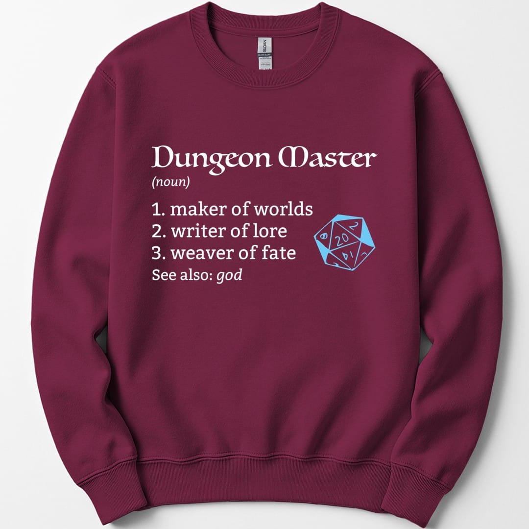 Dungeon Master Definition D&D Sweatshirt