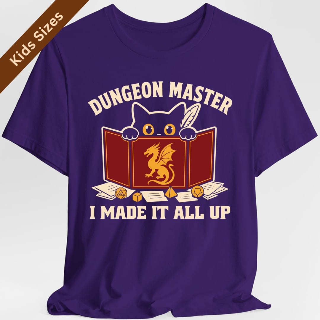 Dungeon Master I Made It All Up Kids T-Shirt