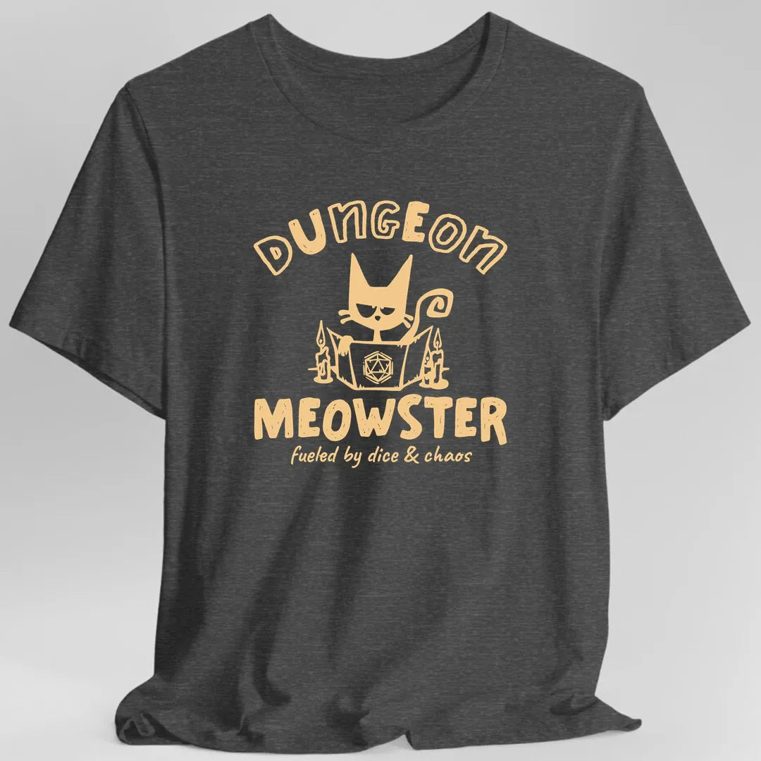 Dungeon Meowster Cat D&D T-Shirt