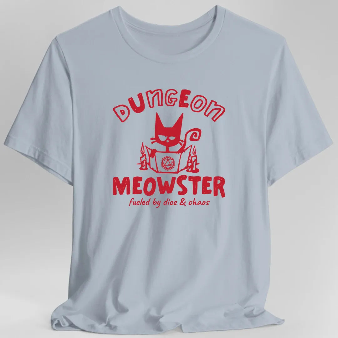 Dungeon Meowster Cat D&D T-Shirt