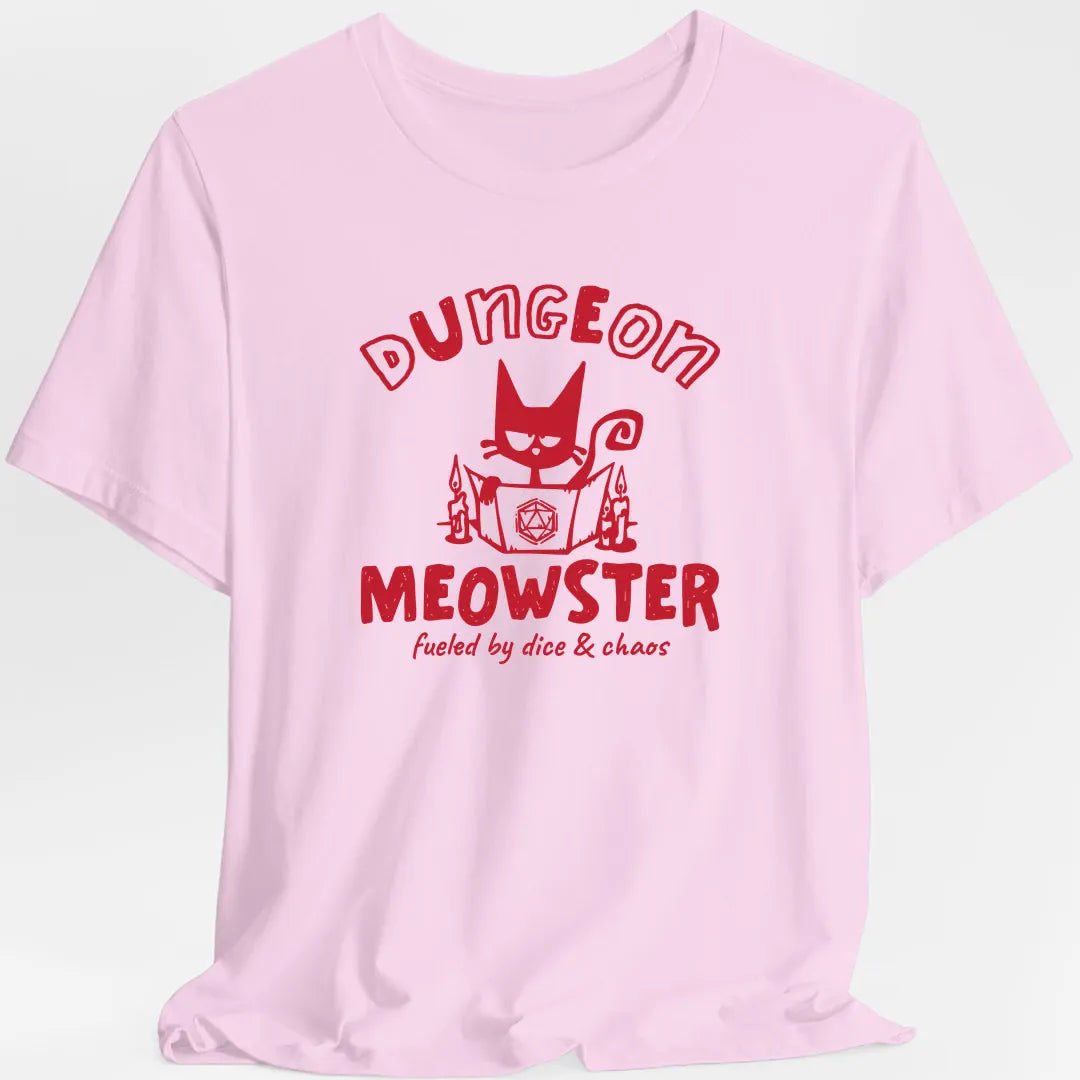 Dungeon Meowster Cat D&D T-Shirt
