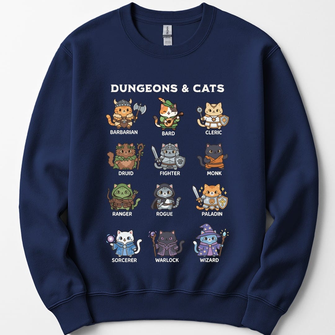 Dungeons & Cats Sweatshirt