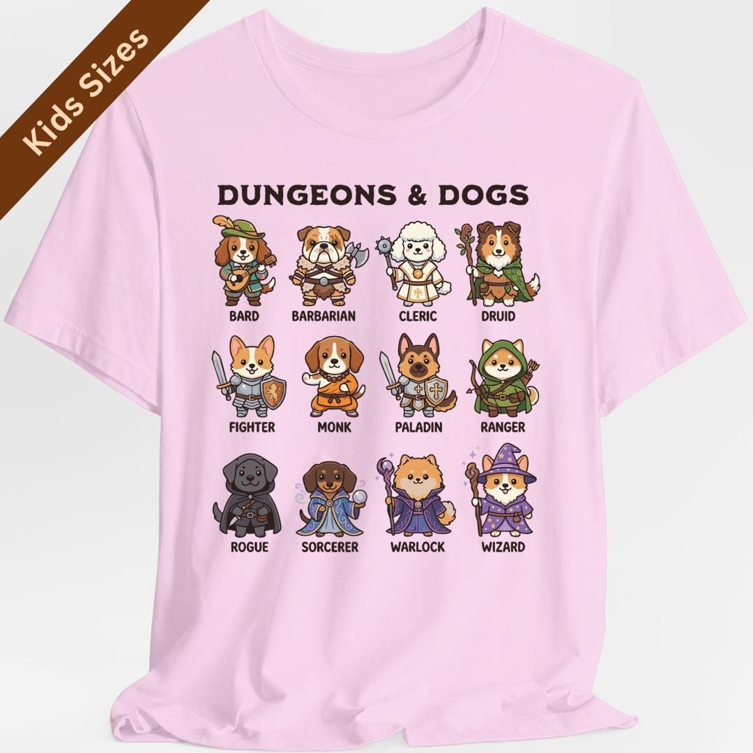 Dungeons & Dogs Kids T-Shirt