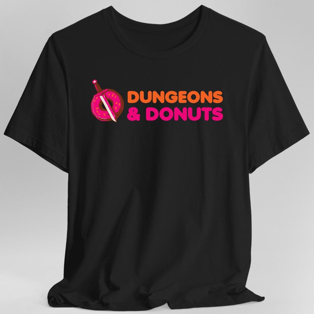 Dungeons & Donuts Funny D&D T-Shirt